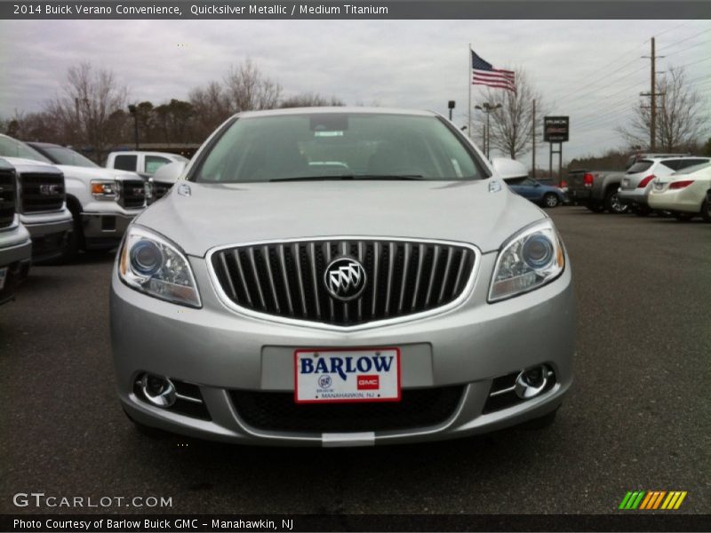 Quicksilver Metallic / Medium Titanium 2014 Buick Verano Convenience