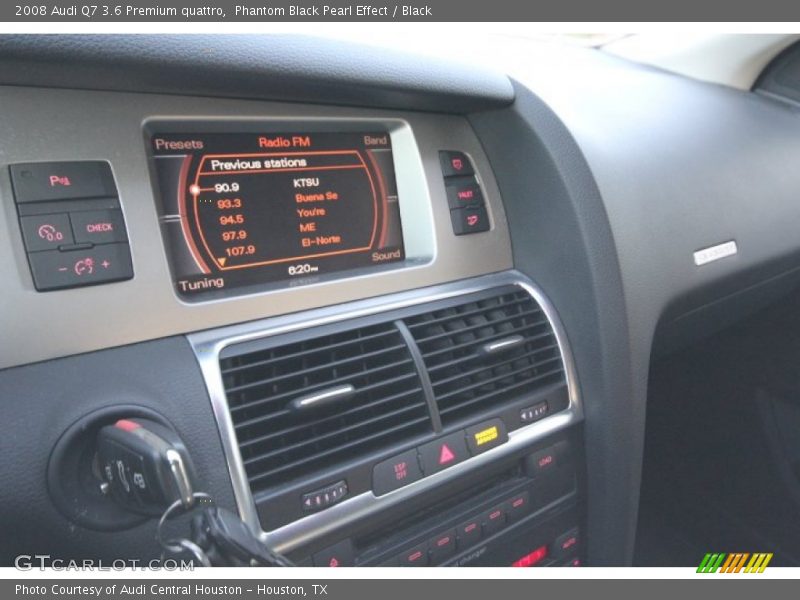 Phantom Black Pearl Effect / Black 2008 Audi Q7 3.6 Premium quattro