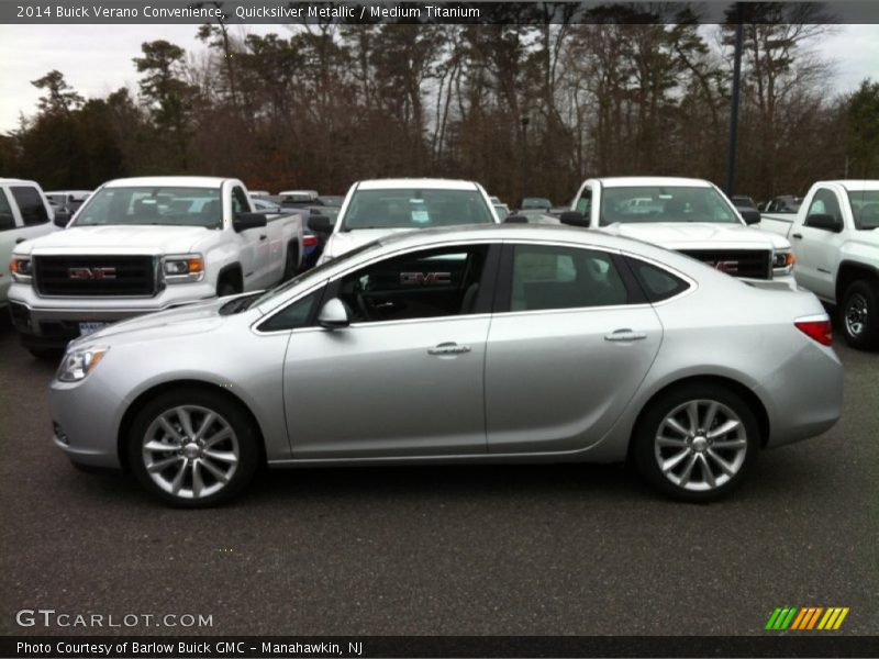 Quicksilver Metallic / Medium Titanium 2014 Buick Verano Convenience