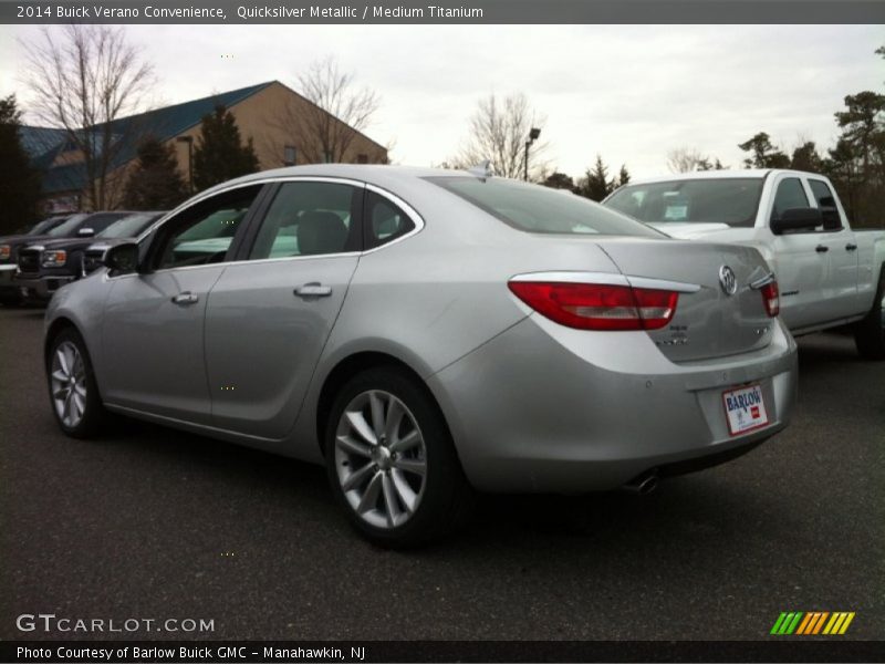 Quicksilver Metallic / Medium Titanium 2014 Buick Verano Convenience