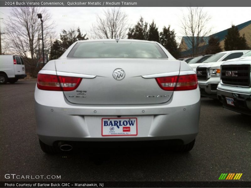 Quicksilver Metallic / Medium Titanium 2014 Buick Verano Convenience