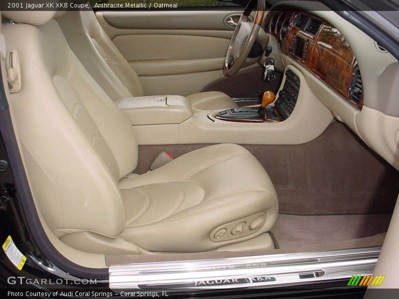 Anthracite Metallic / Oatmeal 2001 Jaguar XK XK8 Coupe
