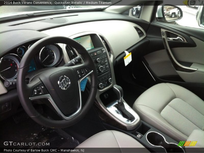 Quicksilver Metallic / Medium Titanium 2014 Buick Verano Convenience