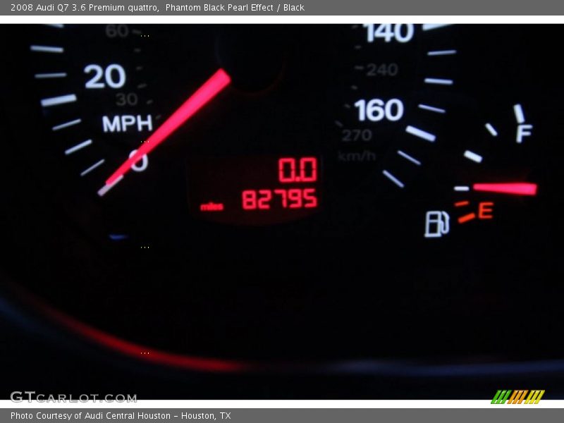 Phantom Black Pearl Effect / Black 2008 Audi Q7 3.6 Premium quattro