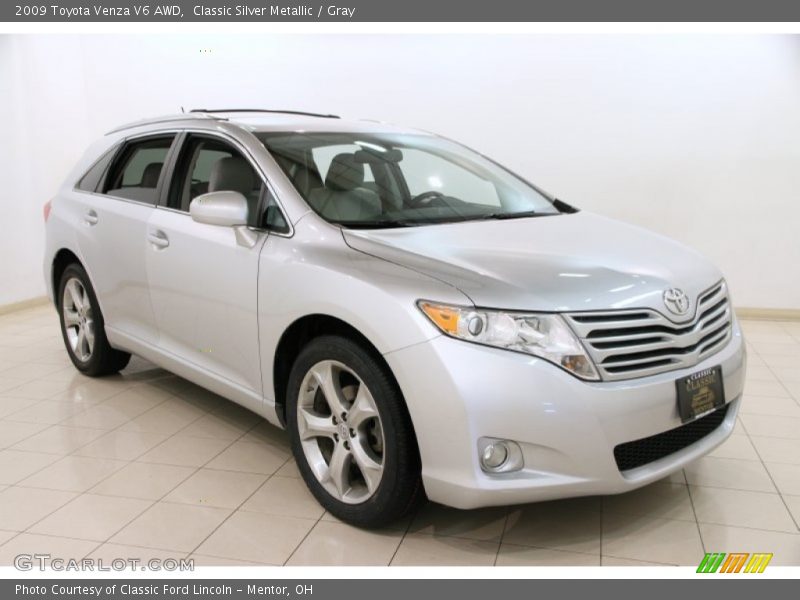 Classic Silver Metallic / Gray 2009 Toyota Venza V6 AWD