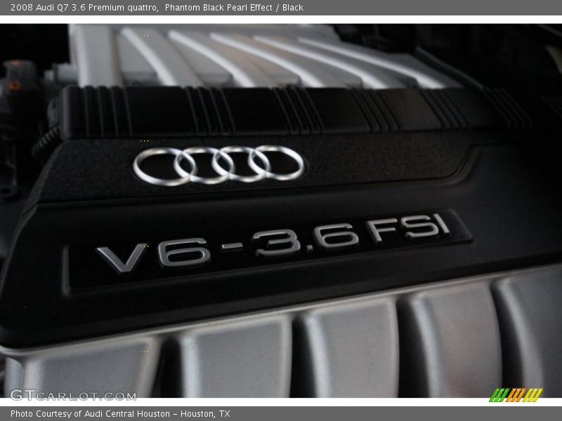 Phantom Black Pearl Effect / Black 2008 Audi Q7 3.6 Premium quattro