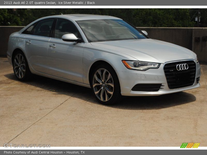 Ice Silver Metallic / Black 2013 Audi A6 2.0T quattro Sedan