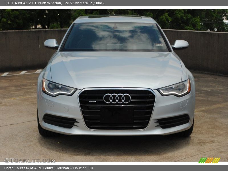 Ice Silver Metallic / Black 2013 Audi A6 2.0T quattro Sedan