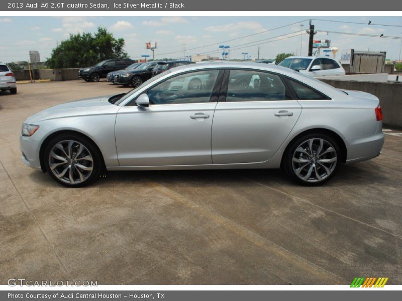 Ice Silver Metallic / Black 2013 Audi A6 2.0T quattro Sedan