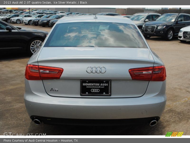 Ice Silver Metallic / Black 2013 Audi A6 2.0T quattro Sedan