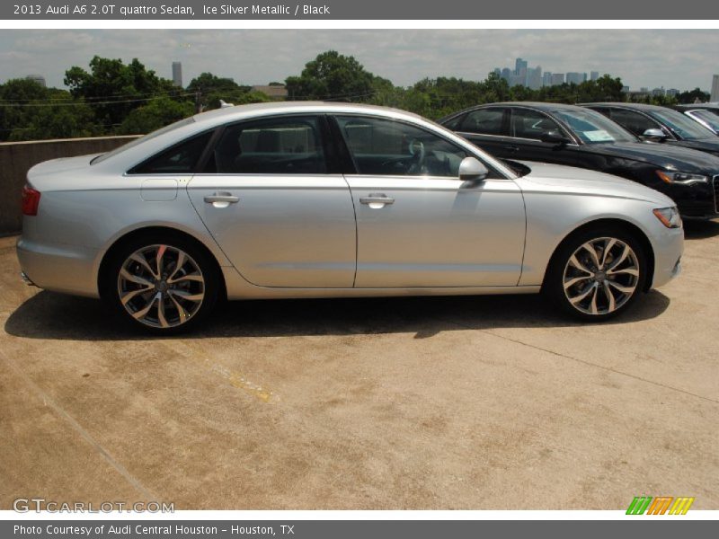 Ice Silver Metallic / Black 2013 Audi A6 2.0T quattro Sedan