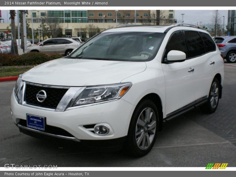 Moonlight White / Almond 2014 Nissan Pathfinder Platinum