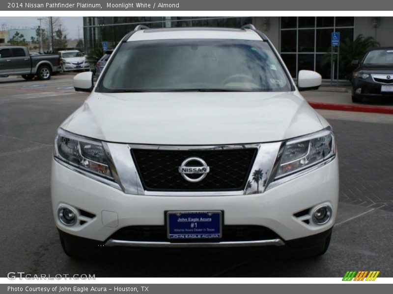 Moonlight White / Almond 2014 Nissan Pathfinder Platinum