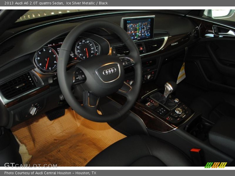 Ice Silver Metallic / Black 2013 Audi A6 2.0T quattro Sedan