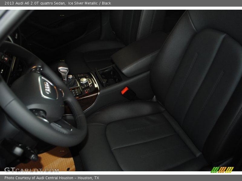Ice Silver Metallic / Black 2013 Audi A6 2.0T quattro Sedan