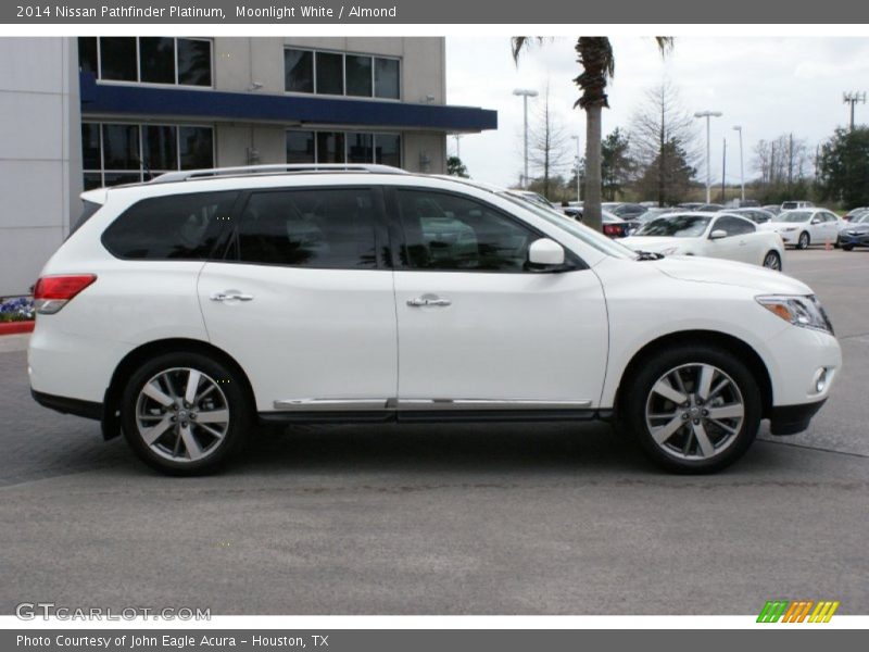 Moonlight White / Almond 2014 Nissan Pathfinder Platinum