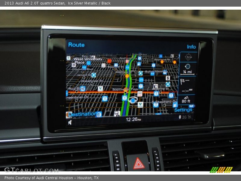 Ice Silver Metallic / Black 2013 Audi A6 2.0T quattro Sedan