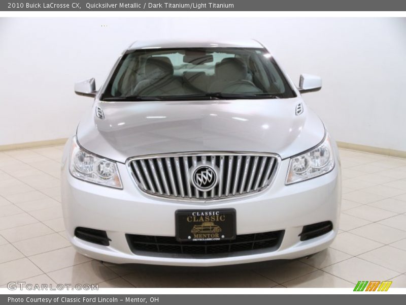 Quicksilver Metallic / Dark Titanium/Light Titanium 2010 Buick LaCrosse CX