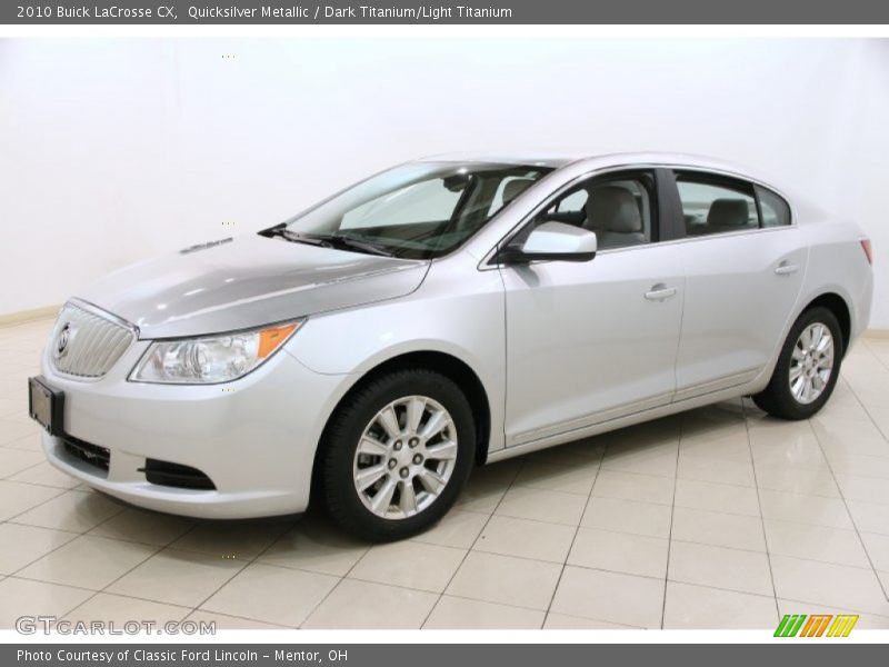 Quicksilver Metallic / Dark Titanium/Light Titanium 2010 Buick LaCrosse CX