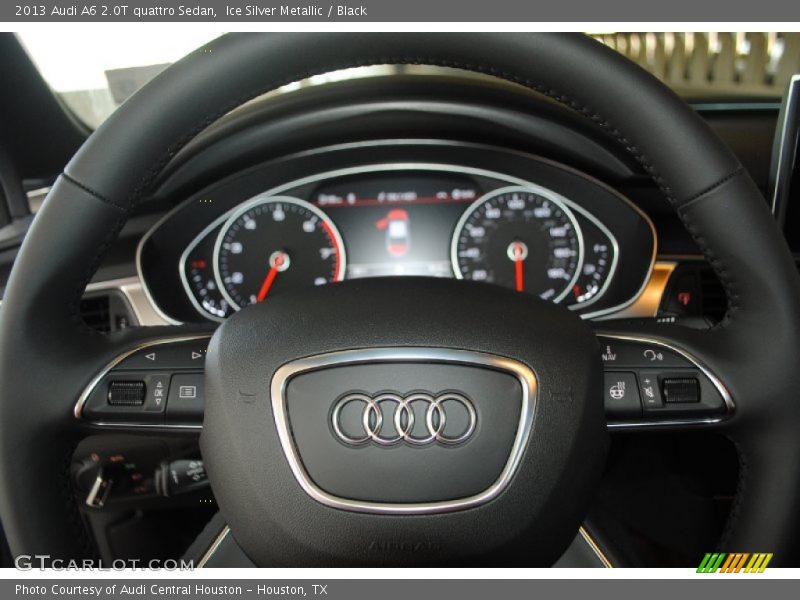 Ice Silver Metallic / Black 2013 Audi A6 2.0T quattro Sedan