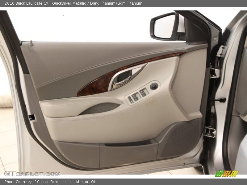 Quicksilver Metallic / Dark Titanium/Light Titanium 2010 Buick LaCrosse CX