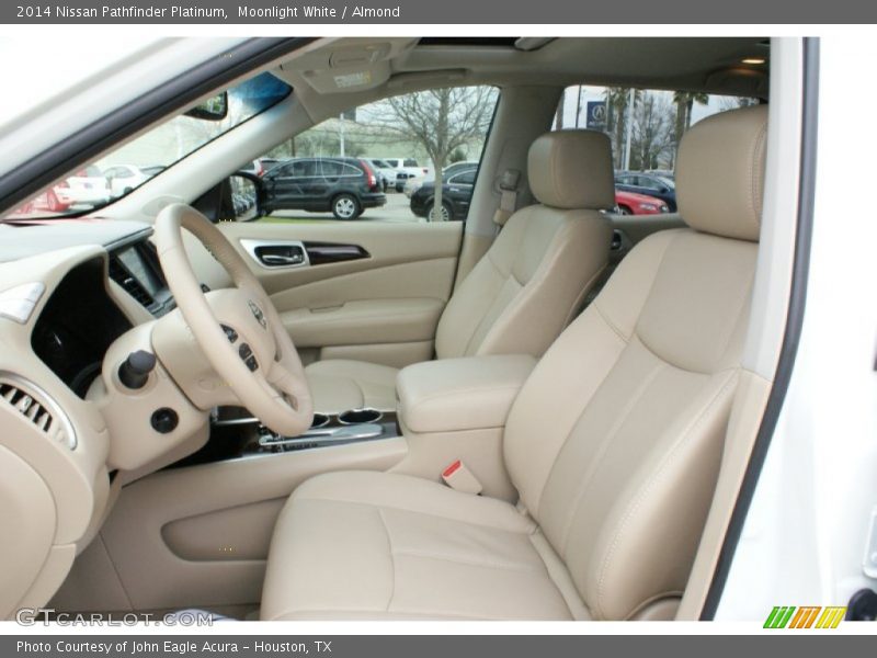 Moonlight White / Almond 2014 Nissan Pathfinder Platinum