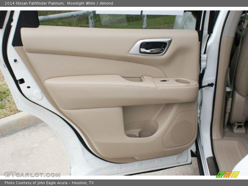 Moonlight White / Almond 2014 Nissan Pathfinder Platinum