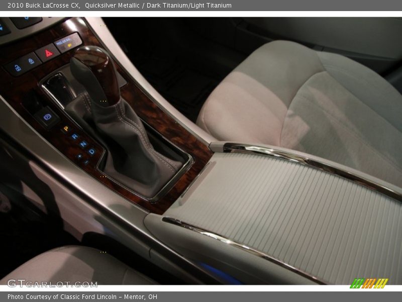 Quicksilver Metallic / Dark Titanium/Light Titanium 2010 Buick LaCrosse CX
