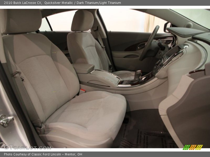 Quicksilver Metallic / Dark Titanium/Light Titanium 2010 Buick LaCrosse CX