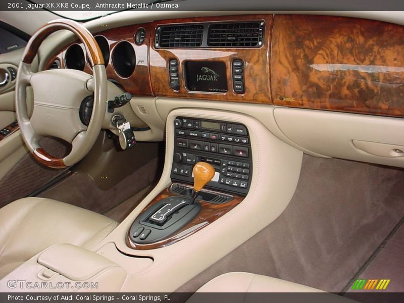 Anthracite Metallic / Oatmeal 2001 Jaguar XK XK8 Coupe