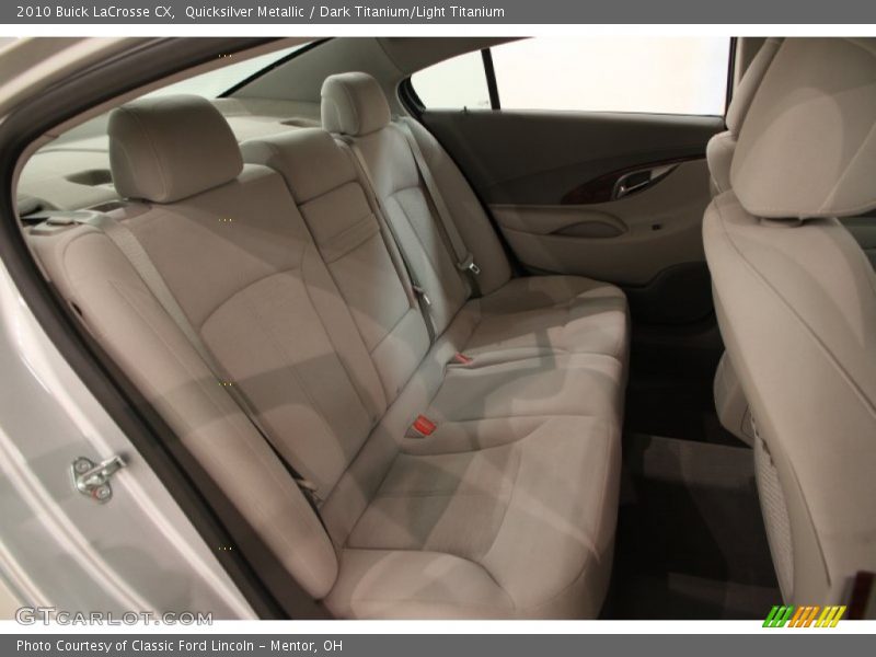 Quicksilver Metallic / Dark Titanium/Light Titanium 2010 Buick LaCrosse CX