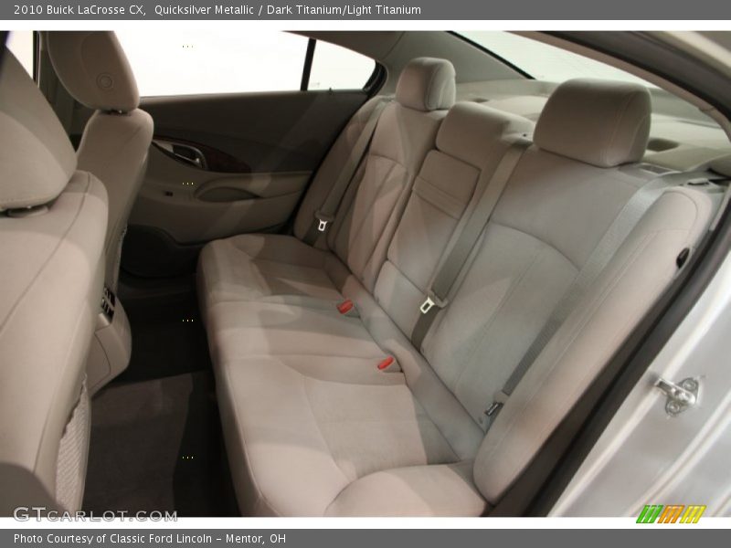 Quicksilver Metallic / Dark Titanium/Light Titanium 2010 Buick LaCrosse CX
