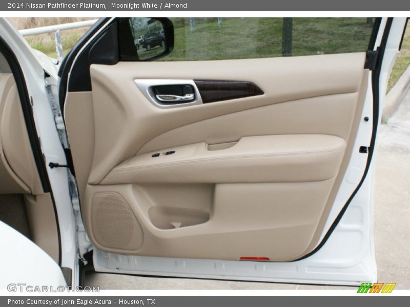 Moonlight White / Almond 2014 Nissan Pathfinder Platinum