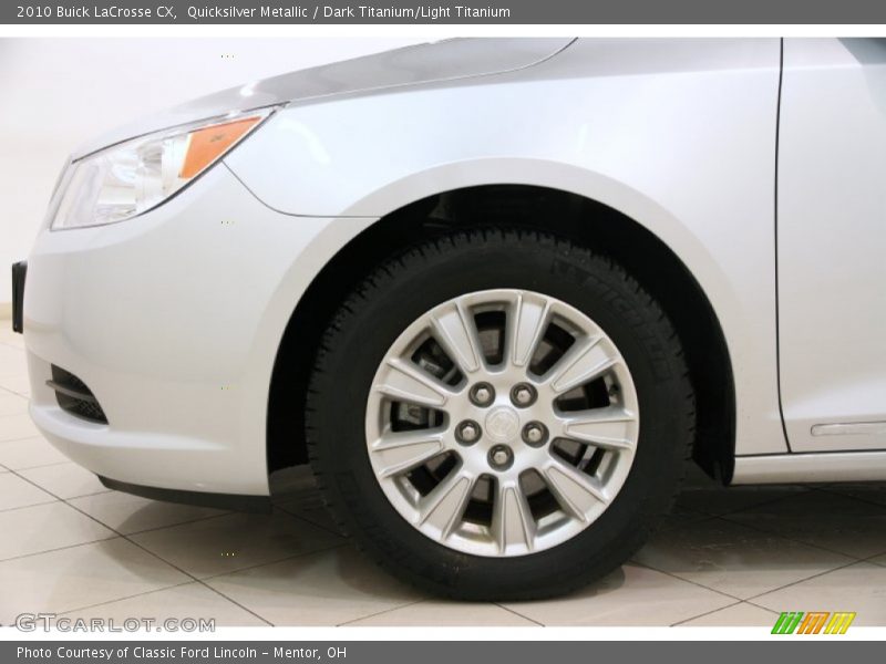 Quicksilver Metallic / Dark Titanium/Light Titanium 2010 Buick LaCrosse CX