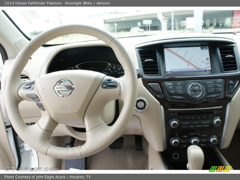 Moonlight White / Almond 2014 Nissan Pathfinder Platinum