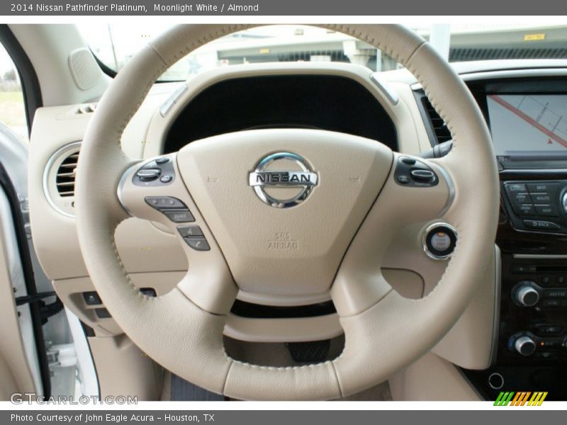 Moonlight White / Almond 2014 Nissan Pathfinder Platinum