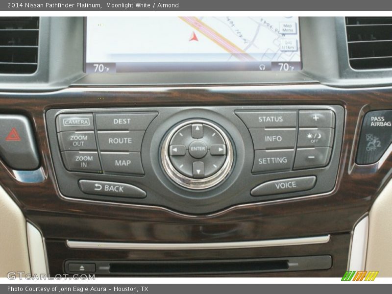Moonlight White / Almond 2014 Nissan Pathfinder Platinum