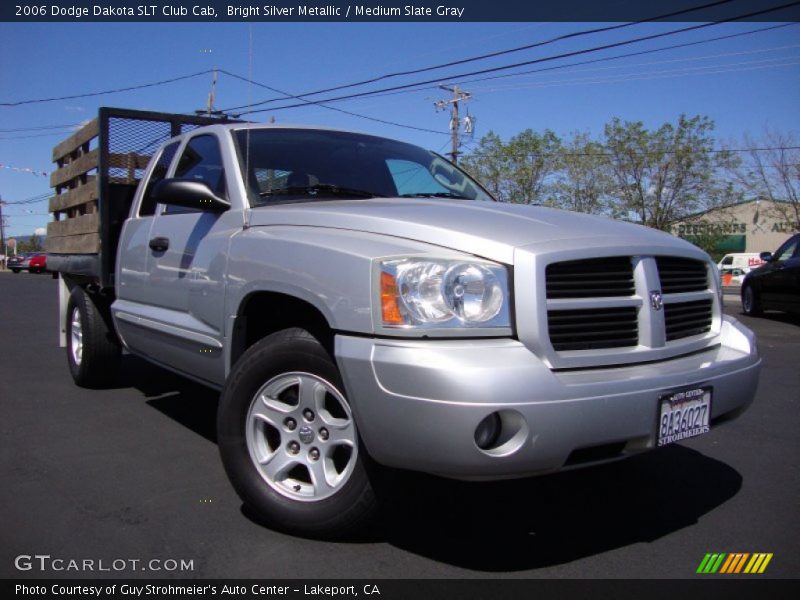 Bright Silver Metallic / Medium Slate Gray 2006 Dodge Dakota SLT Club Cab