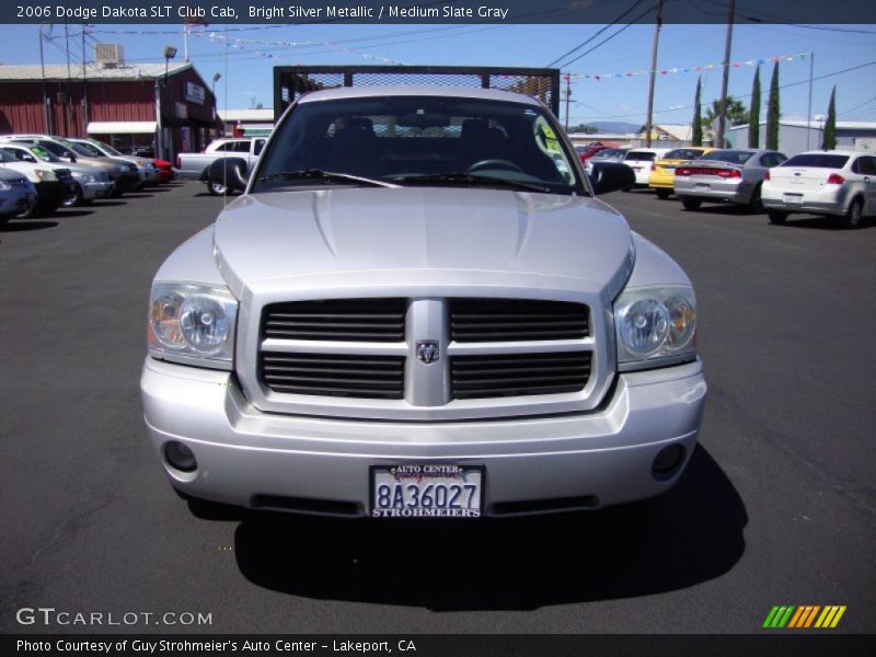 Bright Silver Metallic / Medium Slate Gray 2006 Dodge Dakota SLT Club Cab