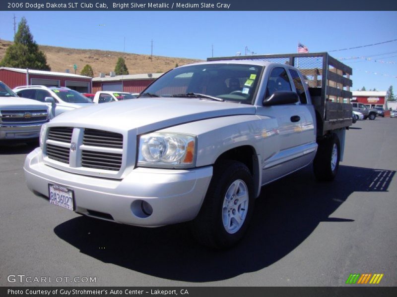 Bright Silver Metallic / Medium Slate Gray 2006 Dodge Dakota SLT Club Cab