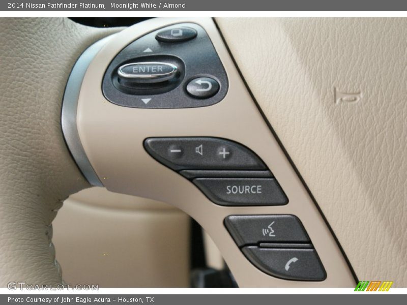 Moonlight White / Almond 2014 Nissan Pathfinder Platinum
