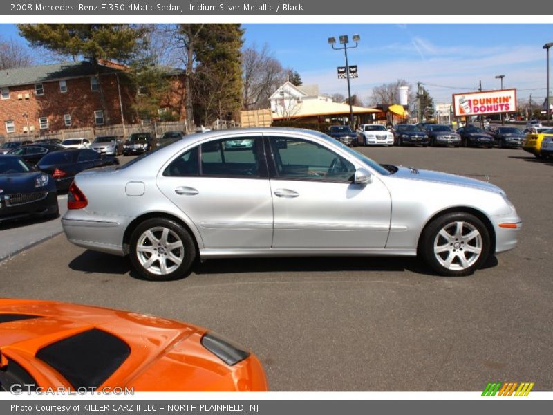 Iridium Silver Metallic / Black 2008 Mercedes-Benz E 350 4Matic Sedan