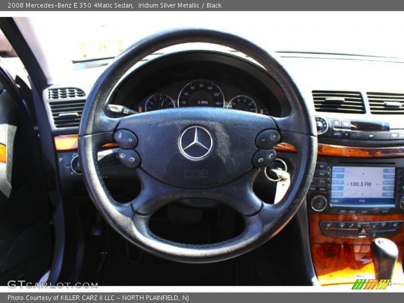 Iridium Silver Metallic / Black 2008 Mercedes-Benz E 350 4Matic Sedan