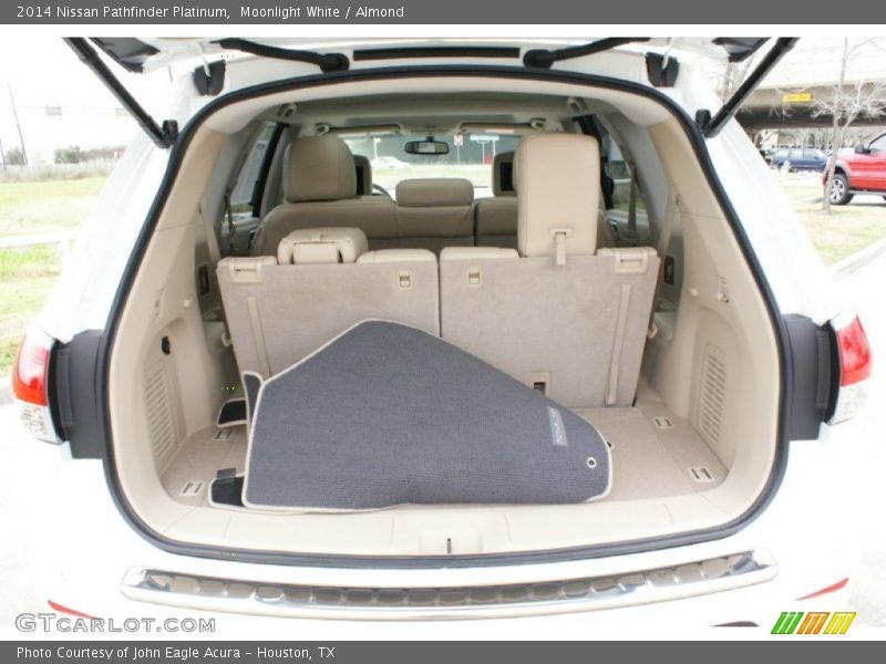 Moonlight White / Almond 2014 Nissan Pathfinder Platinum