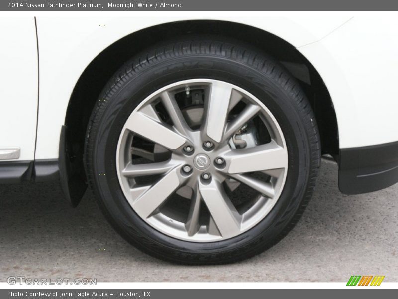 Moonlight White / Almond 2014 Nissan Pathfinder Platinum