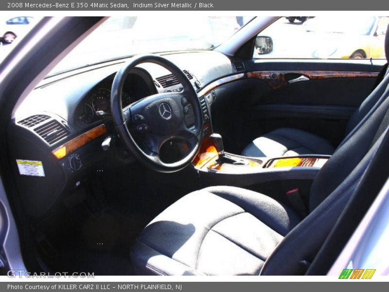 Iridium Silver Metallic / Black 2008 Mercedes-Benz E 350 4Matic Sedan