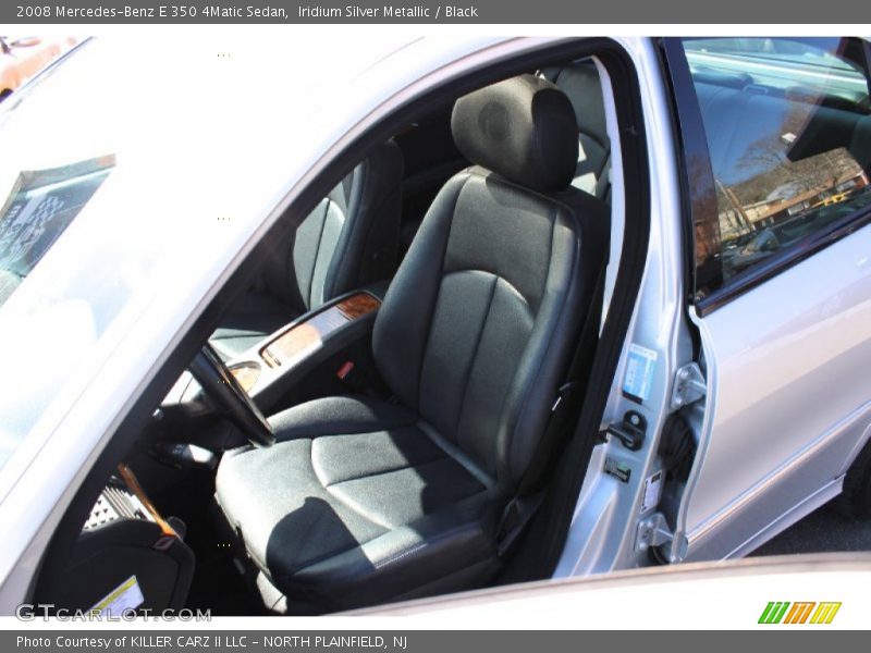 Iridium Silver Metallic / Black 2008 Mercedes-Benz E 350 4Matic Sedan