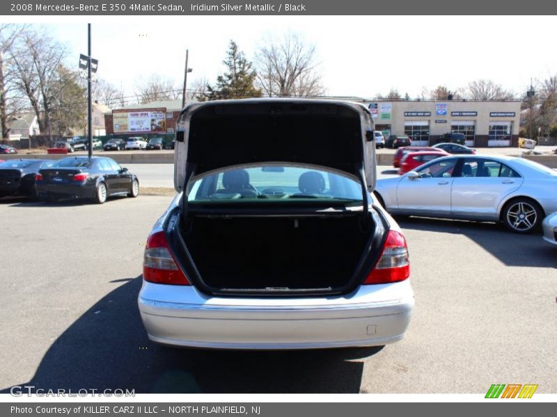 Iridium Silver Metallic / Black 2008 Mercedes-Benz E 350 4Matic Sedan