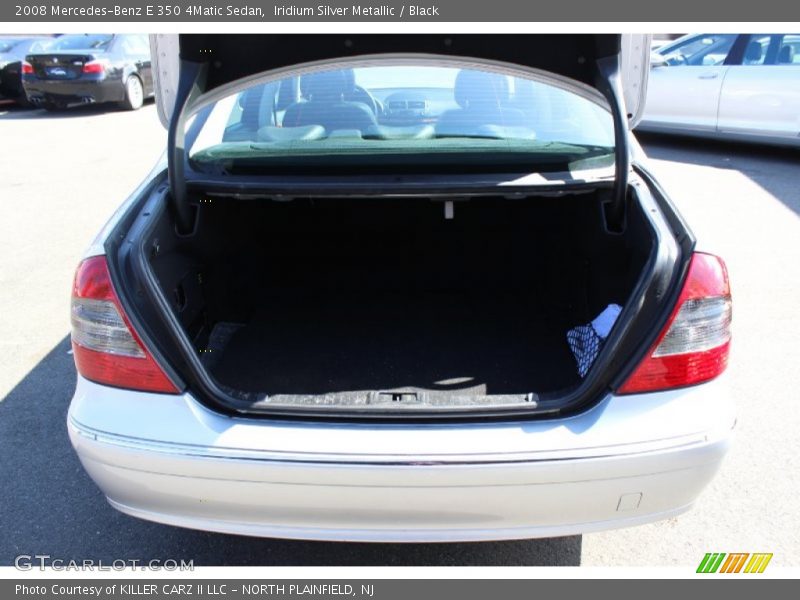 Iridium Silver Metallic / Black 2008 Mercedes-Benz E 350 4Matic Sedan