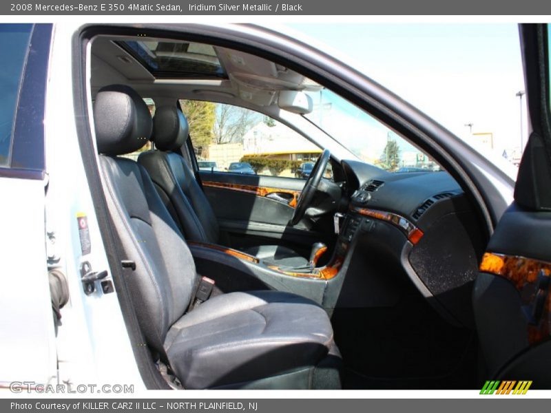 Iridium Silver Metallic / Black 2008 Mercedes-Benz E 350 4Matic Sedan